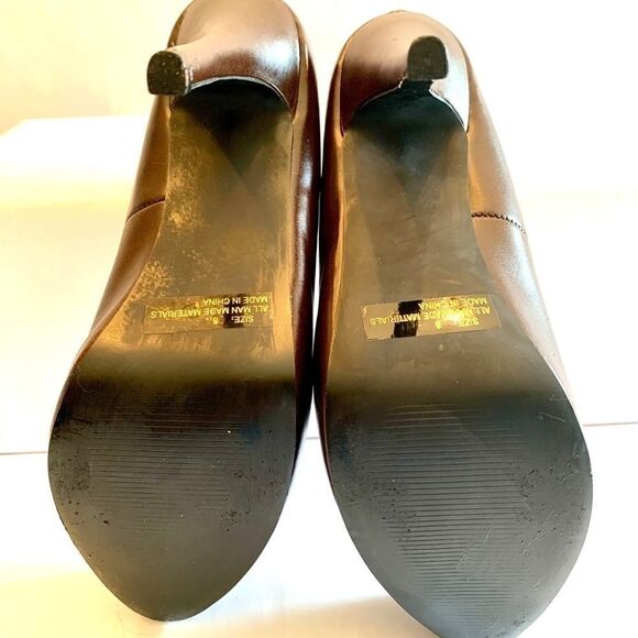 BROWN 5” SPIKE PUMPS by CHARLOTTE RUSSE SIZE 8 - Picture 8 of 8